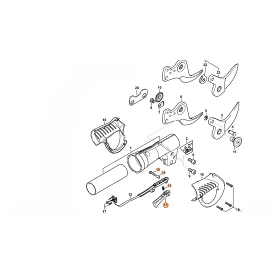 STIHL  Dźwignia przełącznika 4861 430 2102